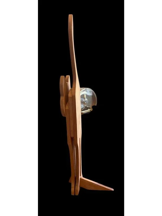 Vintage Hand-Painted Wooden Cat Doorstop Decorative Kitty Figurine - Picture 5 of 6